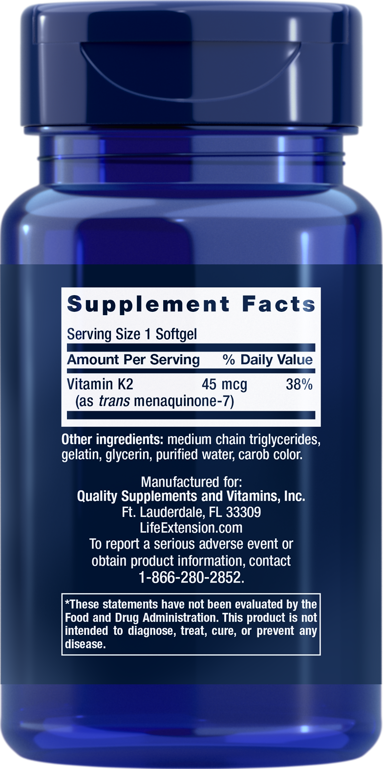 Low-Dose Vitamin K2